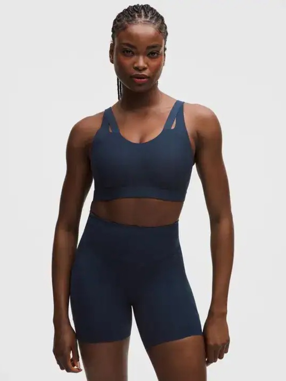 NWT Lululemon True Navy Levitation Sports Bra Size 36B
